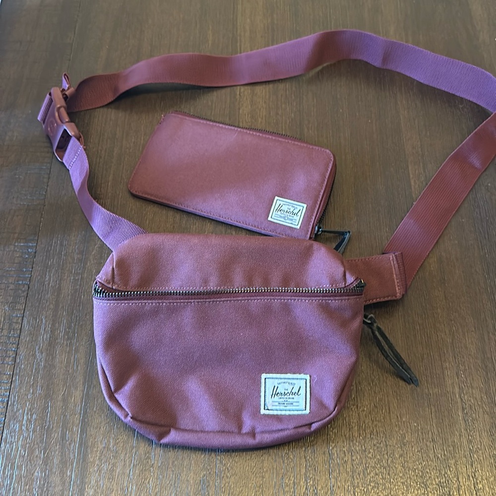 Herschel crossbody and wallet combo